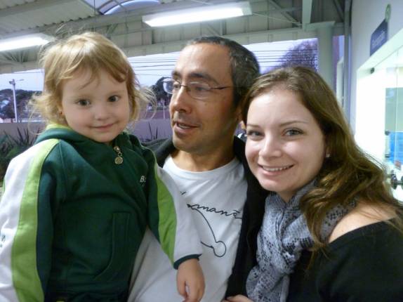 Buscando a Luiza na escola, em Curitiba, no Paraná